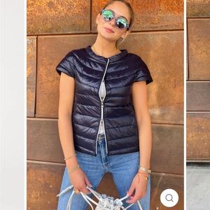 Cotes of London St Ives Down Vest Medium Navy